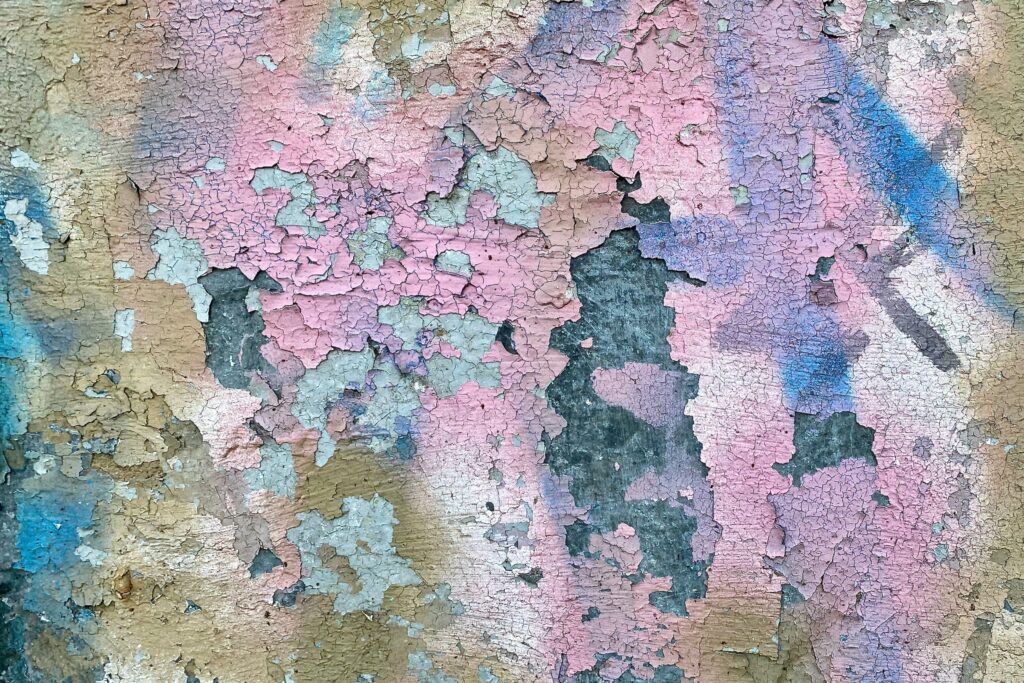 Peeling paint